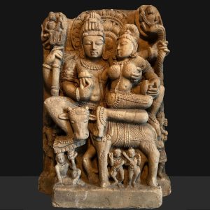 Shiva-Parvati Relief Sculpture
