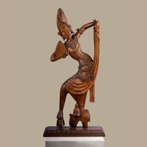 Hand-Carved Balinese Wooden Figurine