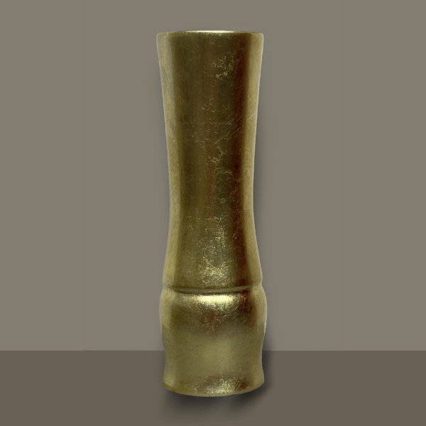 Japanese Vase – Gold Leafing with Crane and Bamboo Motifs - Image 5